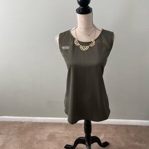 NWOT Woman’s Olive Sleeveless Top